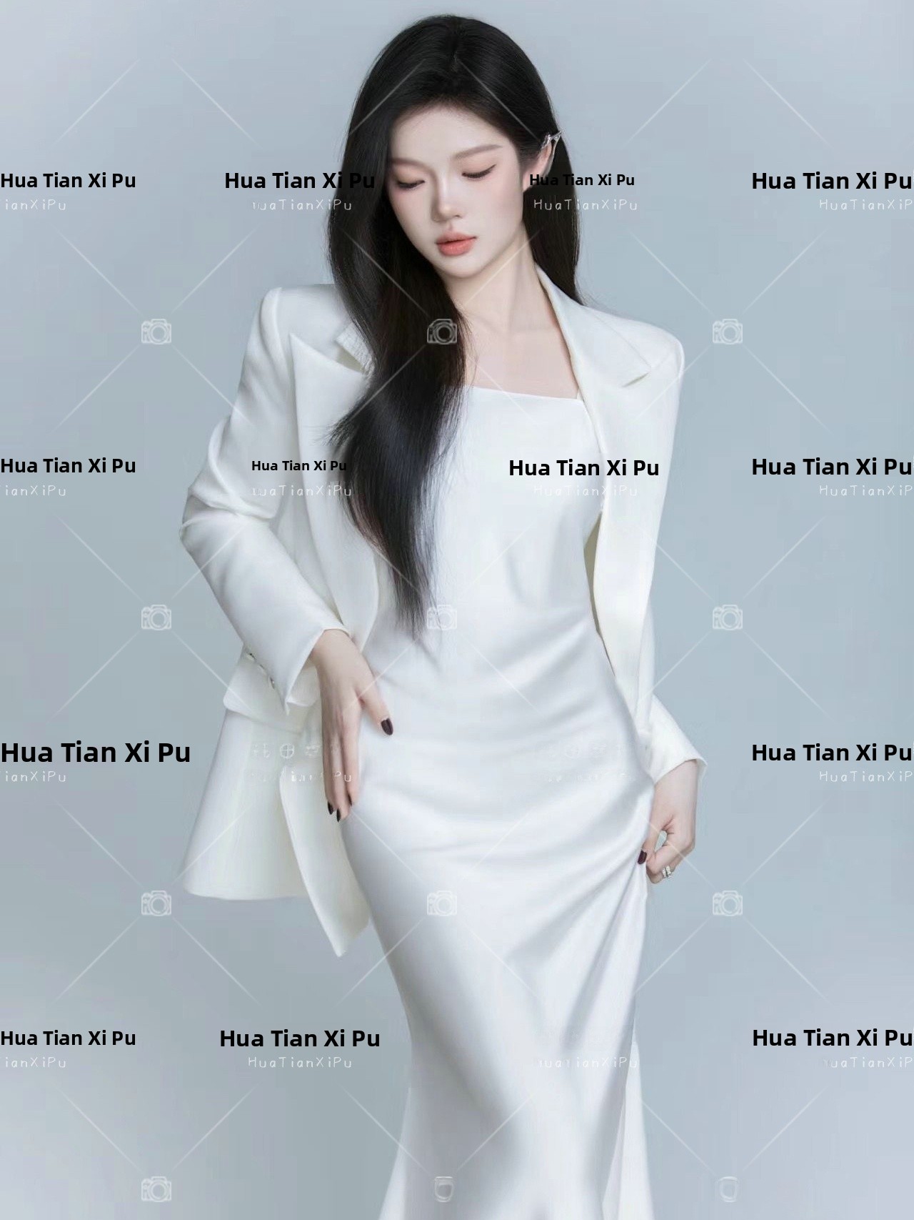Ethnic Fashion Images - 24 Studio Nowy Biały Strój Tematyczny