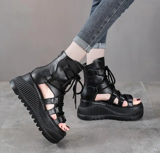 Botki damskie ze skóry natural – Ethnic Fashion In recenzja i cena