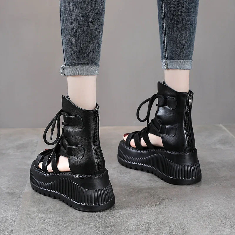 Botki damskie ze skóry natural – Ethnic Fashion In recenzja i cena