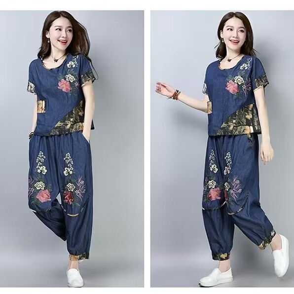 Damski komplet w stylu etniczn – Ethnic Fashion Wear recenzja i cena