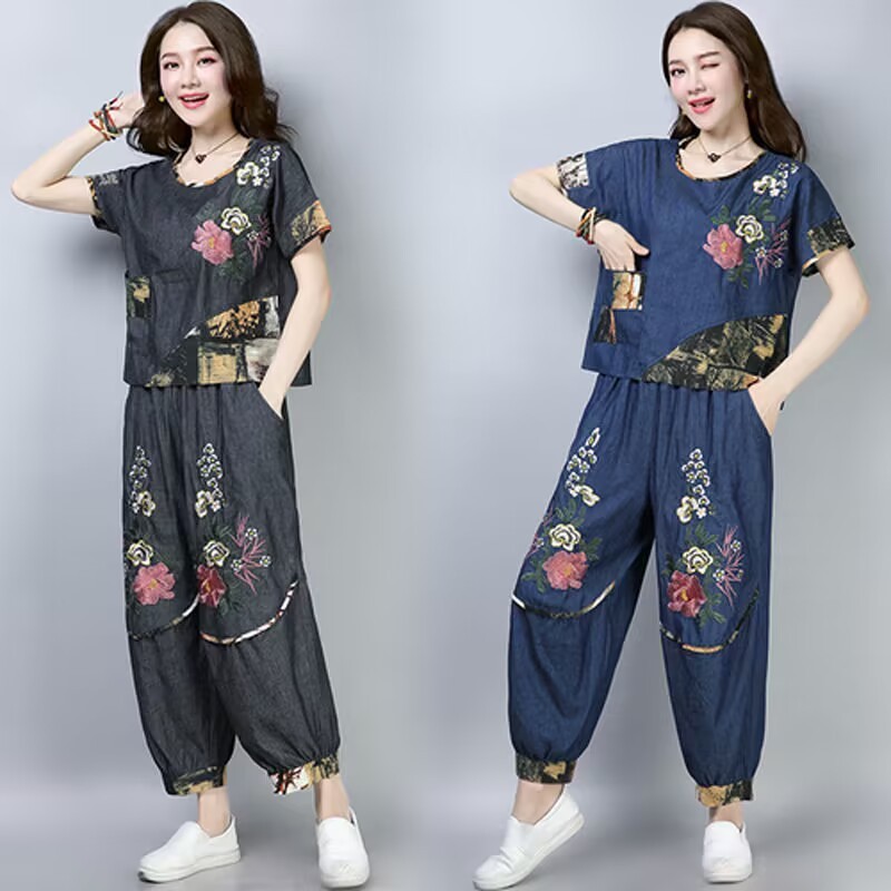 Damski komplet w stylu etniczn – Ethnic Fashion Wear recenzja i cena