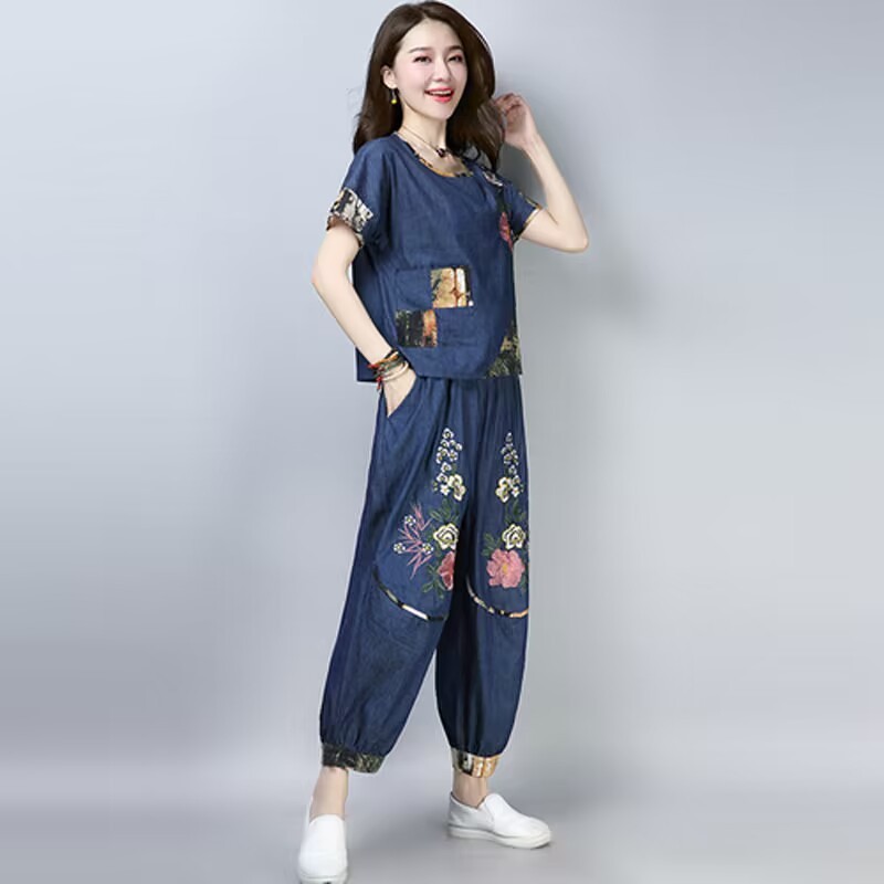 Damski komplet w stylu etniczn – Ethnic Fashion Wear recenzja i cena