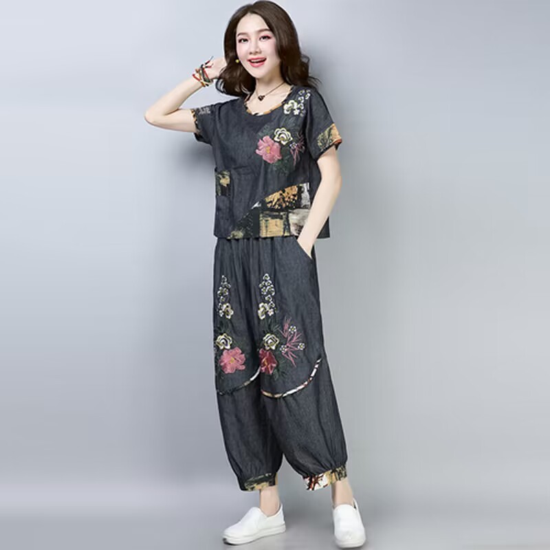 Damski komplet w stylu etniczn – Ethnic Fashion Wear recenzja i cena