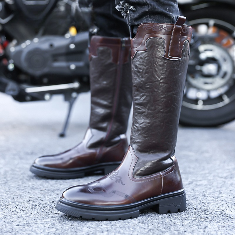 Męskie buty do połowy łydki, w – Ethnic Fashion In recenzja i cena