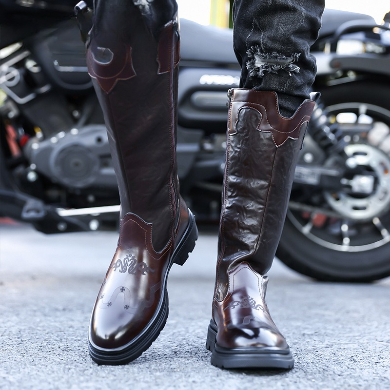 Męskie buty do połowy łydki, w – Ethnic Fashion In recenzja i cena