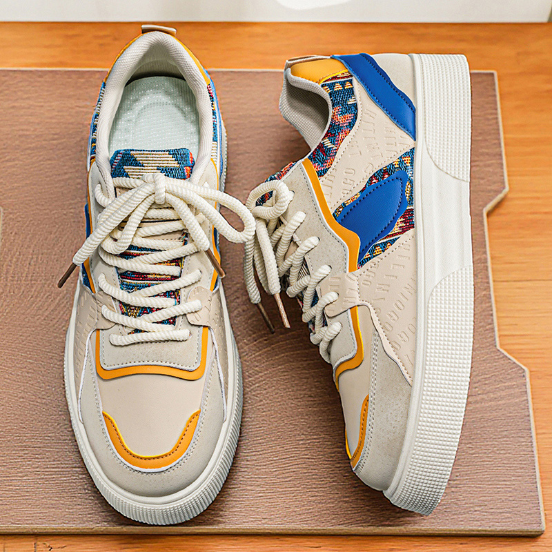 Męskie sneakersy vintage z pat – Ethnic Fashion Wear recenzja i cena
