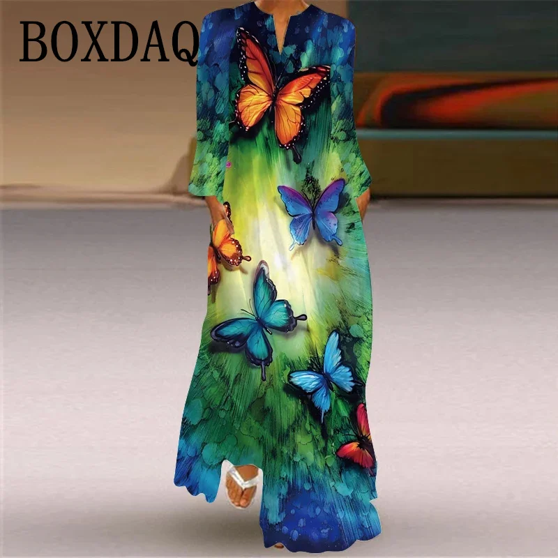 Damska Sukienka Maxi Wiosna Je – Ethnic Fashion Wear recenzja i cena