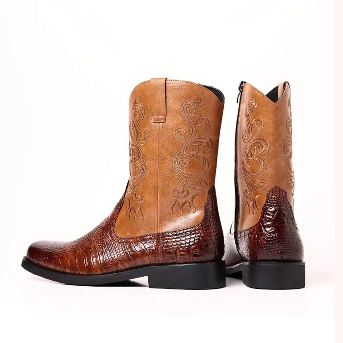 Modne, tłoczone męskie buty ko – Ethnic Fashion In recenzja i cena